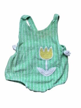 Vintage Carter’s Terry cloth summer romper Sz 0-3 months
